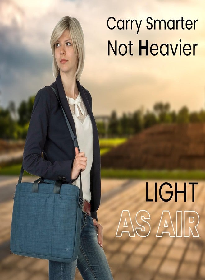 RIVACASE Biscayne Laptop Bag 15.6 Inches Versatility and Style Compact Shoulder Bag for Notebooks Ultra Light Computer Bag for Women/Men/Travel/Business, Compatible with Laptop Macbook Pro 15.6 inch - Image 5