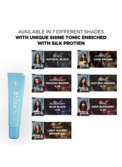 BBLUNT Salon Secret High Shine Crème Hair Colour 100g Chocolate Dark Brown 3 Pack Of 1 With Shine Tonic 8ml  - Image 4