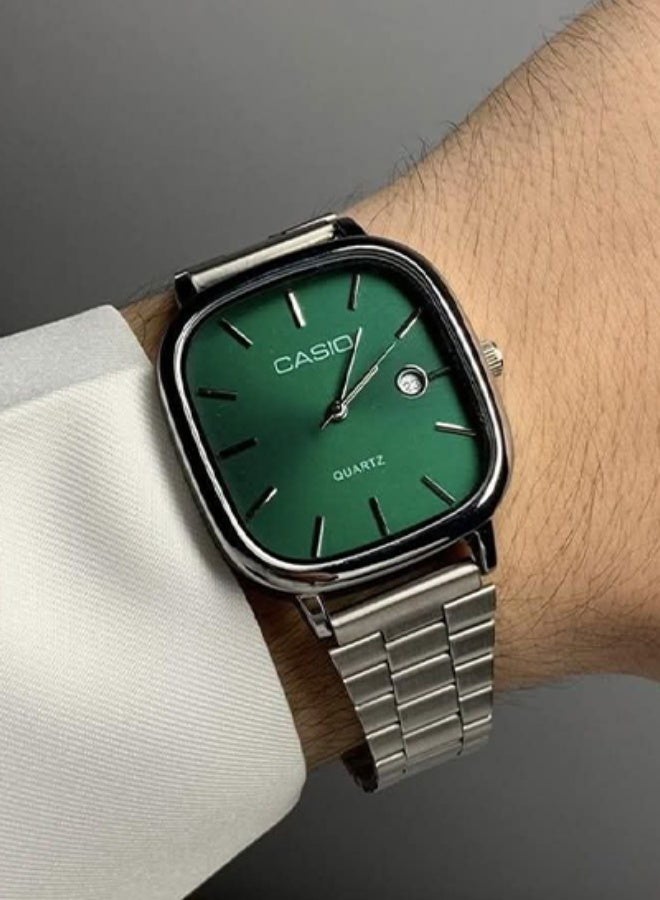 CASIO LTP Green Water-Resistant Watch