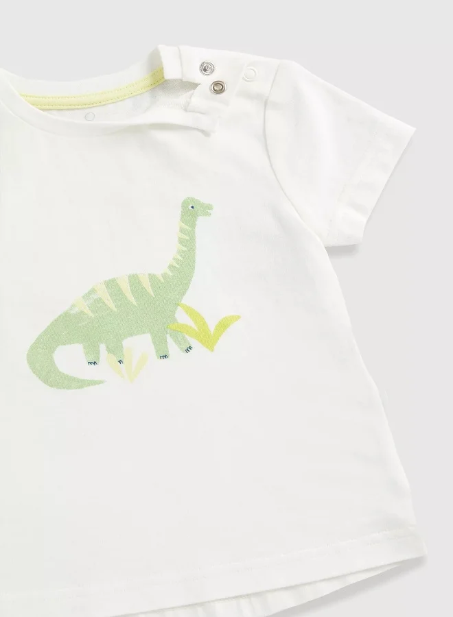mothercare Dinosaur Shirt And T-Shirt Set