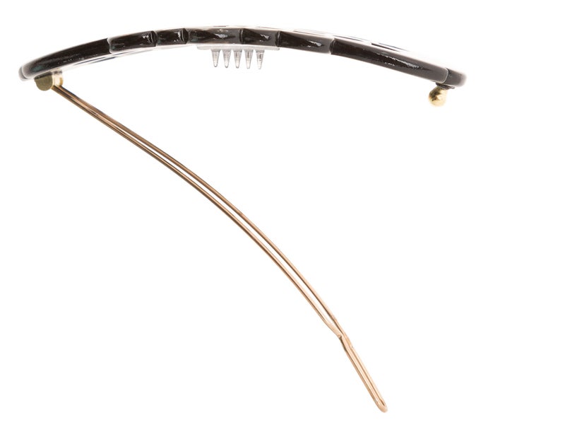 France Luxe Chicago Tige Boule Barrette - Nacro Black - Image 2