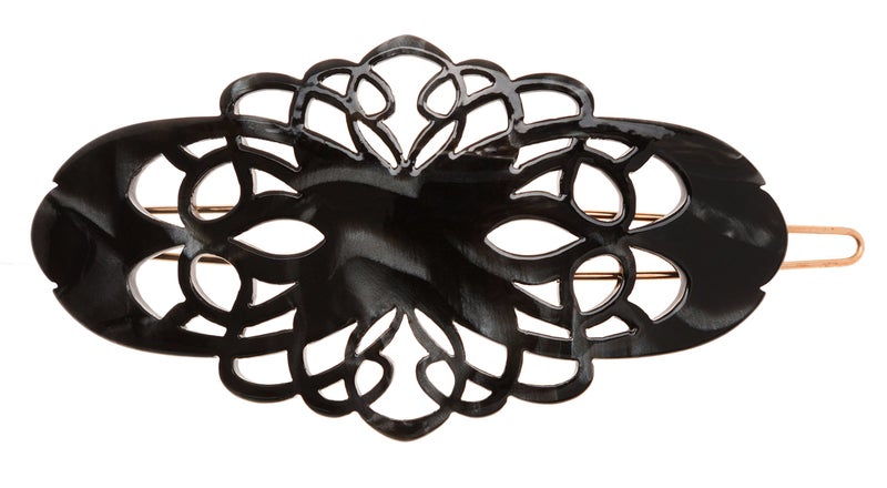 France Luxe Chicago Tige Boule Barrette - Nacro Black - Image 1