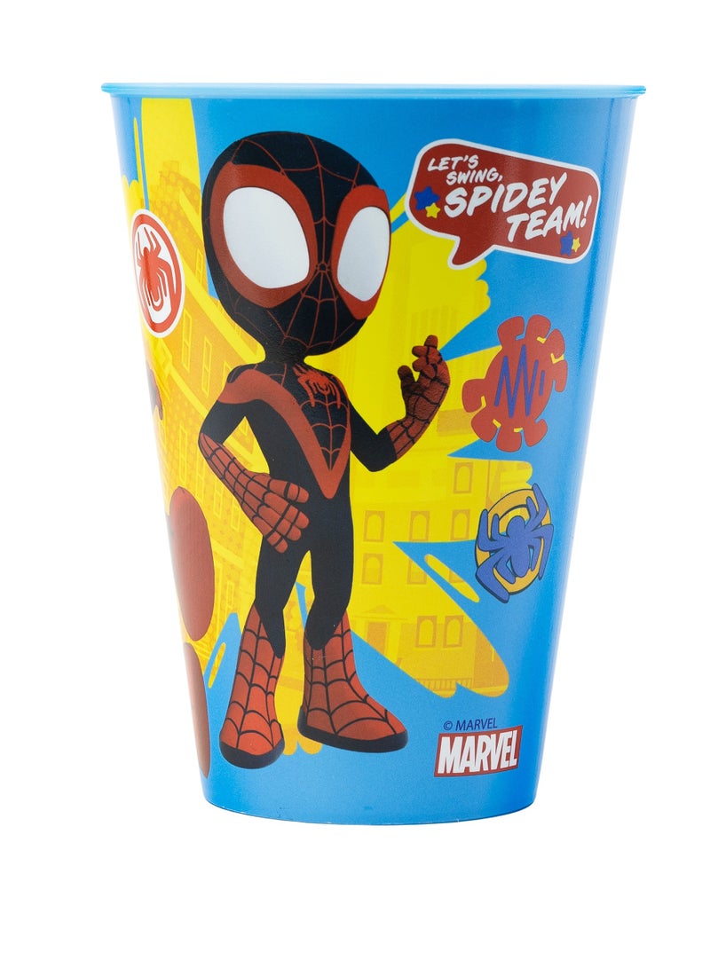 ستور قم بتخزين كوب كبير سهل الاستخدام سعة 430 مل، فريق سبايدي آند فريندز - Image 2