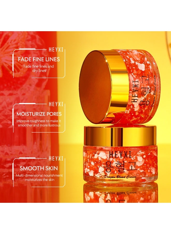 Heyxi Dragons Blood Easy Cream,Retinol Placenta Dragon Blood Cream,Moisturizer Nourishing Rejuvenating Cream,Rejuvenate Skin - Image 4