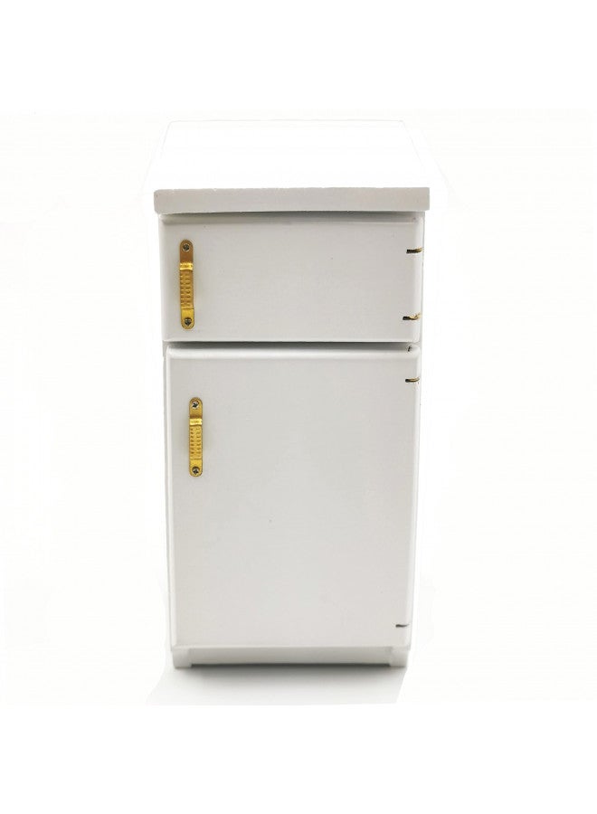 SXFSE Dollhouse Decoration Accessories,Mini Dollhouse Furniture Refrigerator Miniature Living Room Pretend Play Toy - Image 1