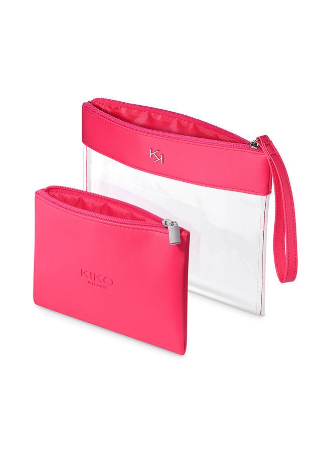كيكو ميلانو حقيبة تجميل شفافة مع جيب داخلي 02 - Image 2