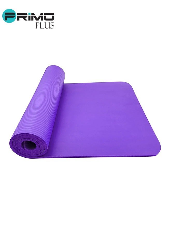 PRIMO PLUS Purple Anti-Tear Exercise Mat With Carrying Strap - Image 1