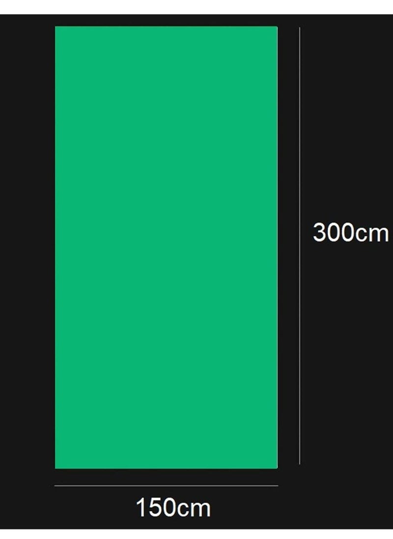 Generic 10ft×5ft Photography Background Backdrop Screen Sheet for Studio Green Color  - Image 5
