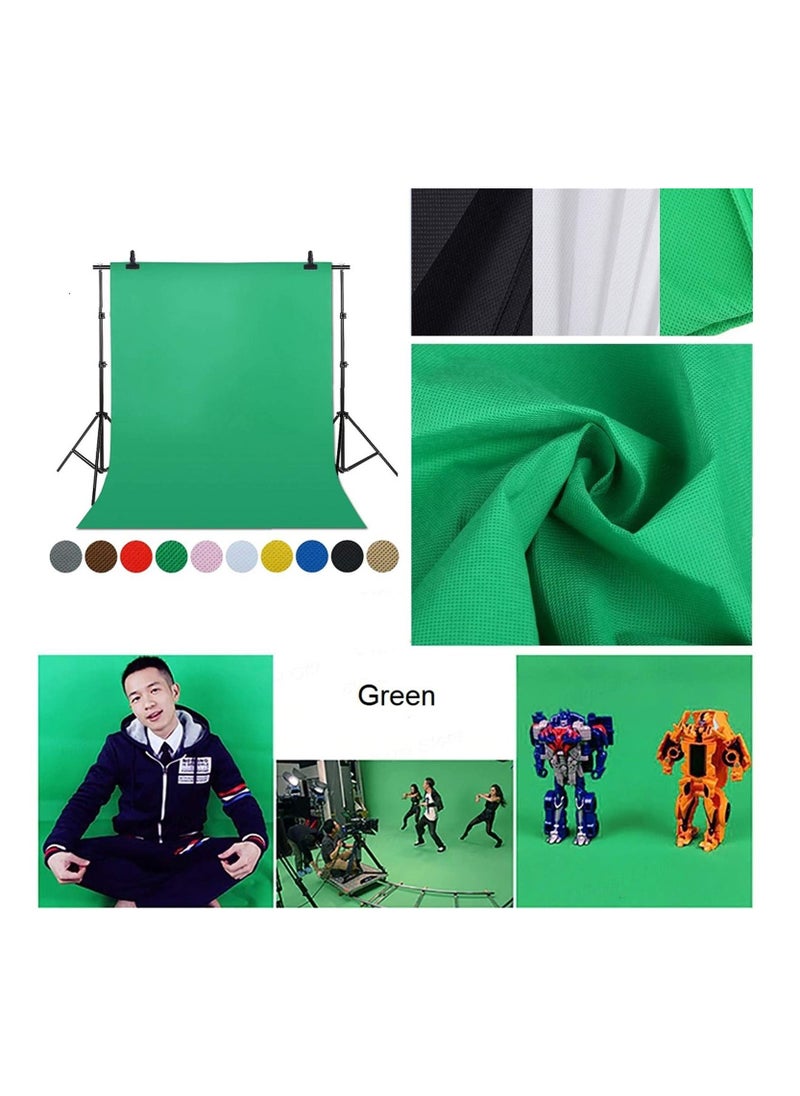 Generic 10ft×5ft Photography Background Backdrop Screen Sheet for Studio Green Color  - Image 3
