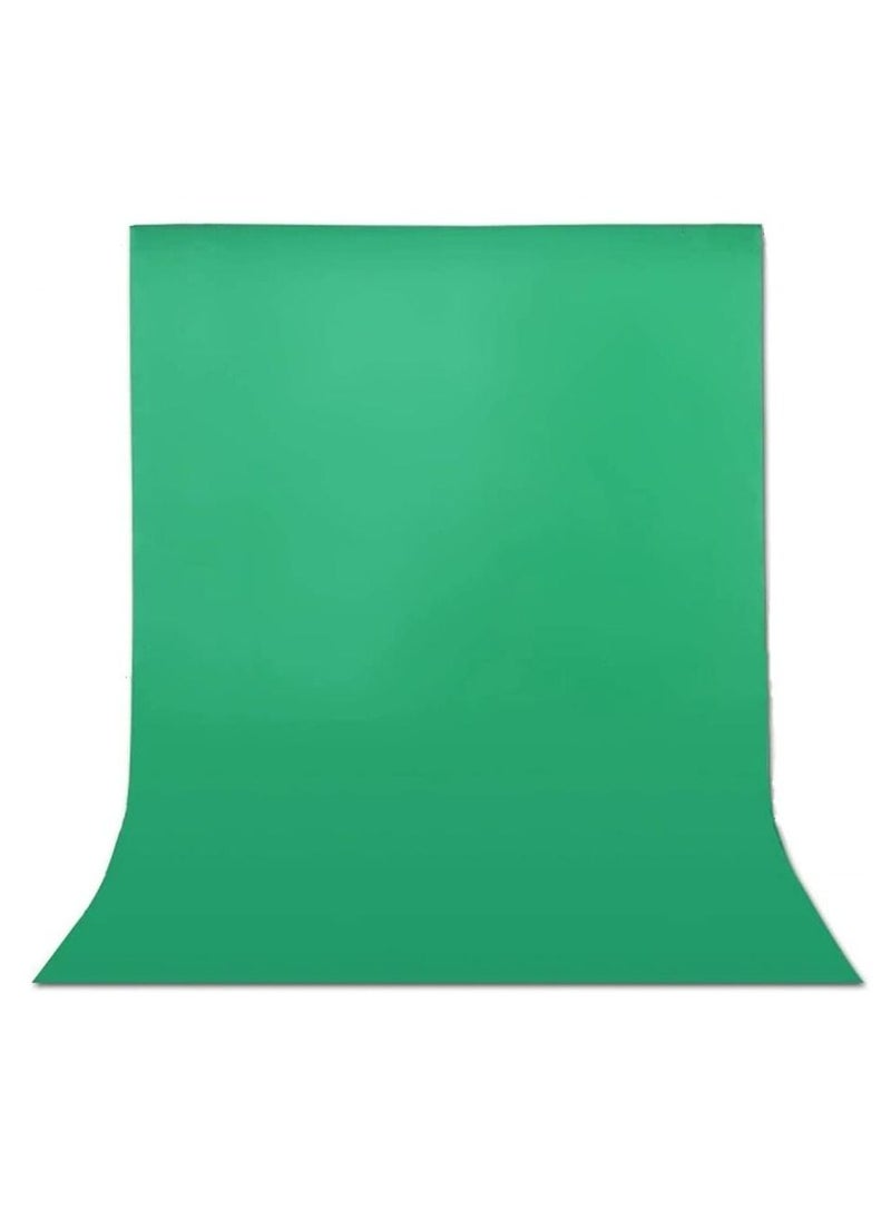 Generic 10ft×5ft Photography Background Backdrop Screen Sheet for Studio Green Color  - Image 1