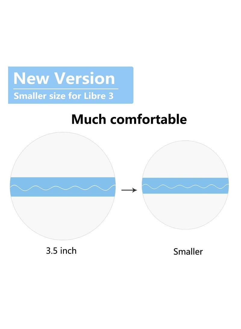بونيتو 30 قطعة لاصقة مقاومة للماء من النوع الحر، أغطية مستشعرات من النوع الحر أو شريط رياضي للسباحة من Libre مناسبة لـ Libre – Enlite – Guardian بدون غراء في الوسط مقاومة للماء وقوية للبقاء لفترة طويلة (15 قطعة زرقاء و 15 قطعة خضراء) - Image 3