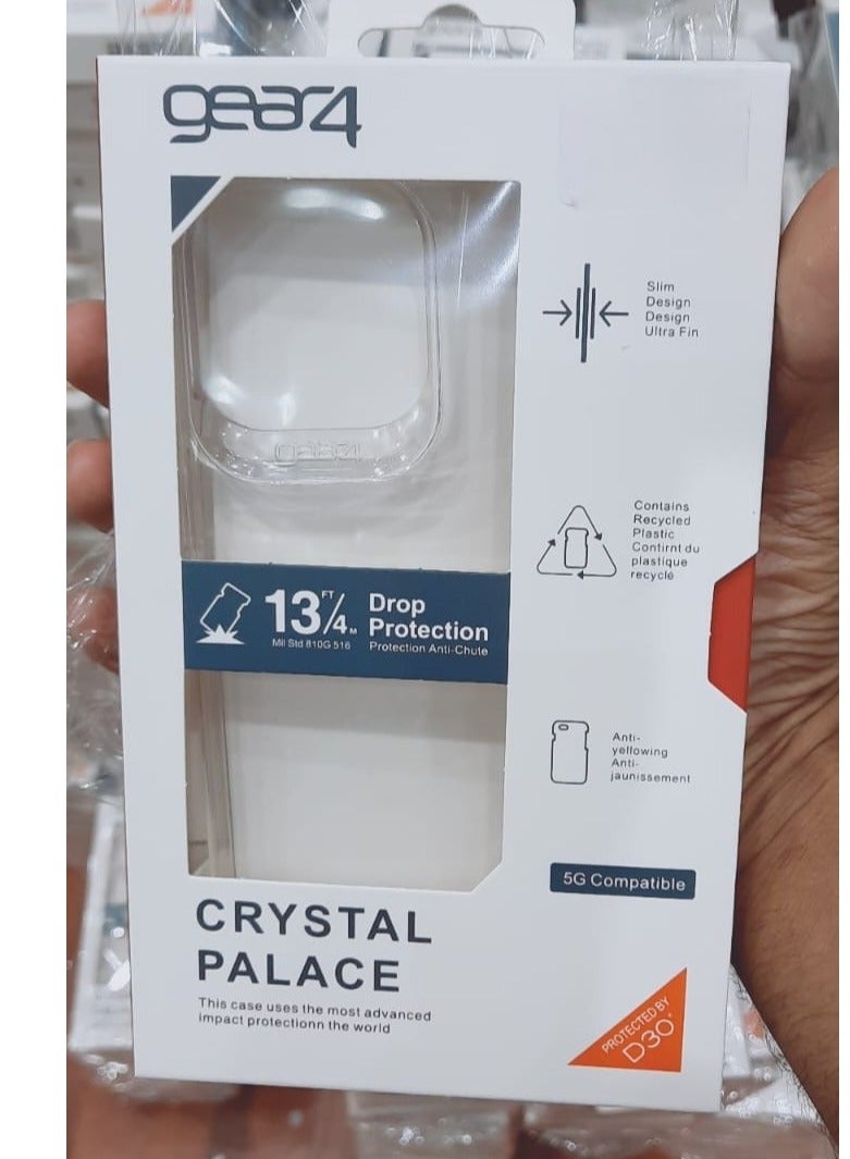 Gear4 Gear4 Crystal Palace Cover with Advanced Shock Protection from D3O Compatible with iPhone 15 – Clear  - Image 2