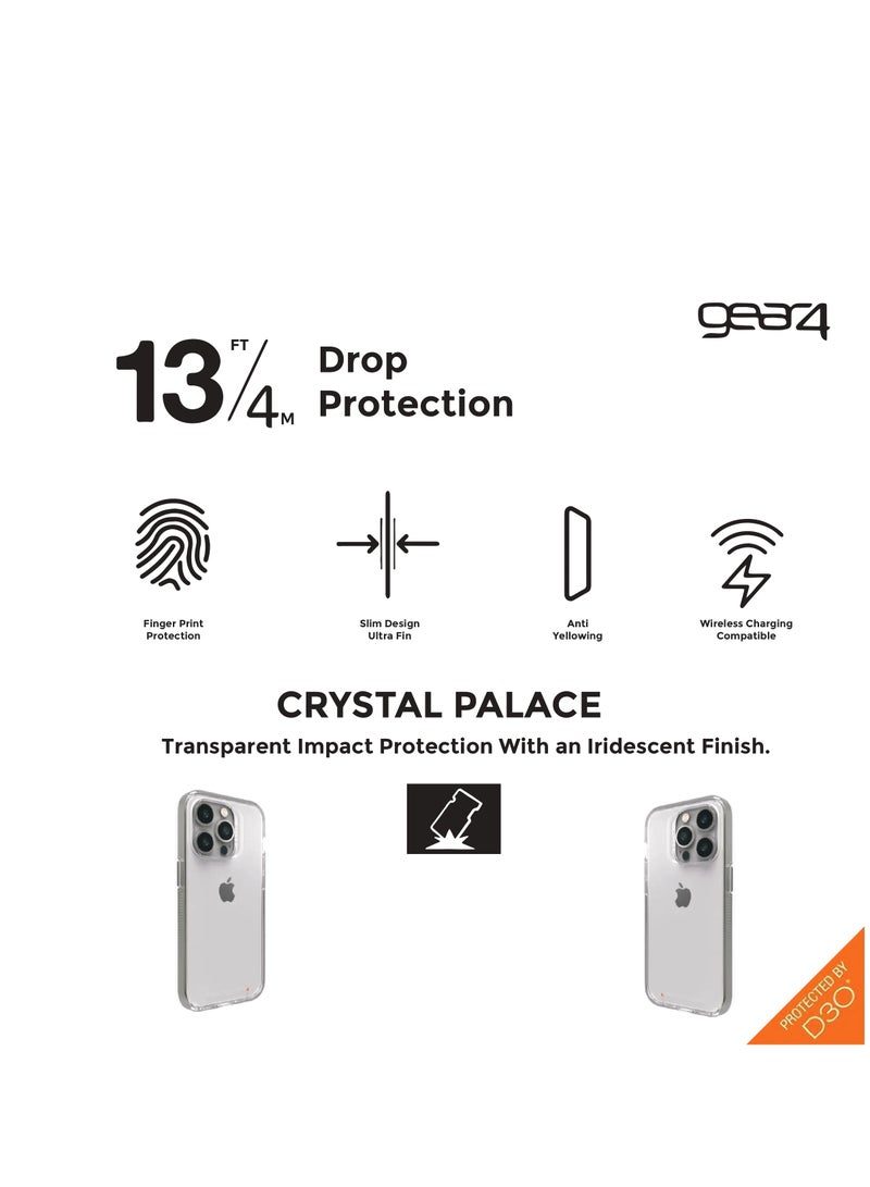 Gear4 Gear4 Crystal Palace Cover with Advanced Shock Protection from D3O Compatible with iPhone 15 – Clear  - Image 3
