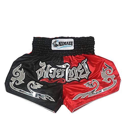 NAMAZU Muay Thai Shorts for Men and Women, High Grade MMA Gym Boxing Kickboxing Shorts Workout Training Grappling Martial Arts Fight Shorts Clothing. - Image 1
