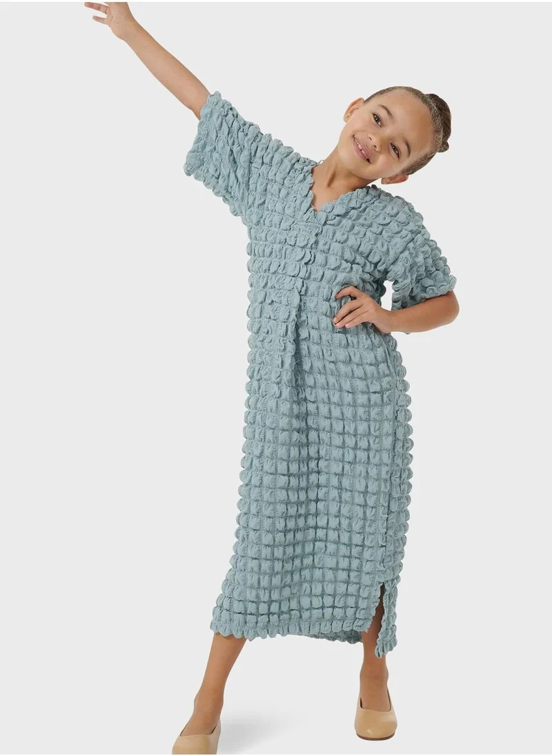 leem Mommy & Me Puff Fabric Kaftan
