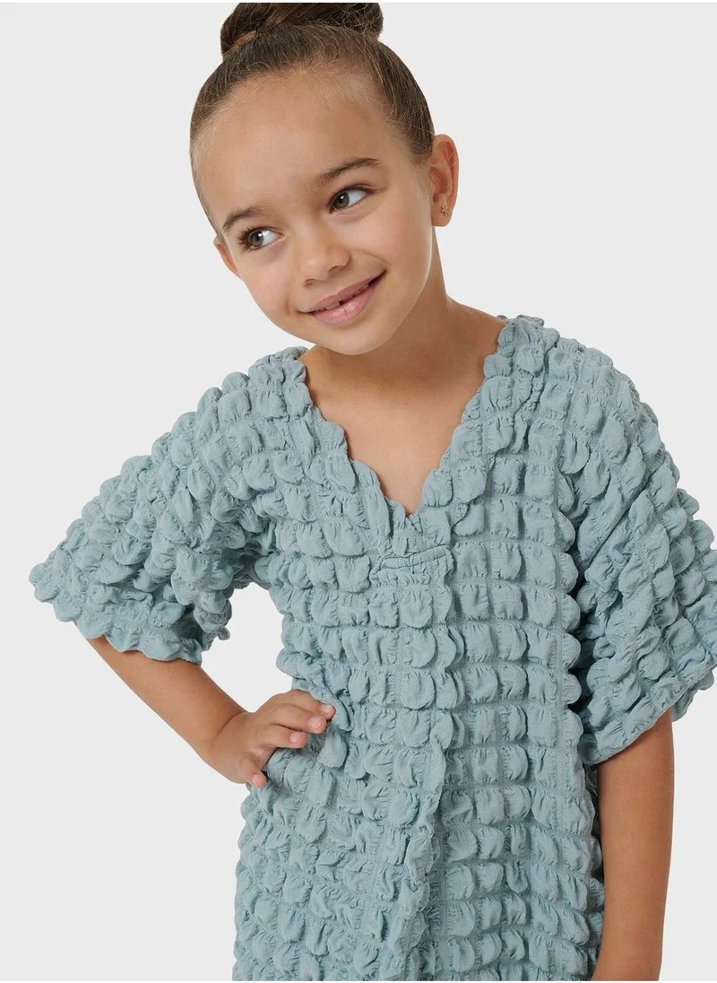 leem Mommy & Me Puff Fabric Kaftan