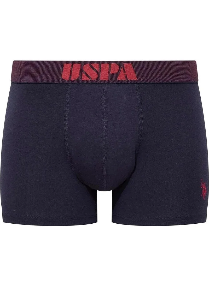 يو اس بولو اسن Claret Red Navy Blue Anthracite 3-Pack Modal Men's Boxer 47% Modal 47% Cotton 6% Lycra