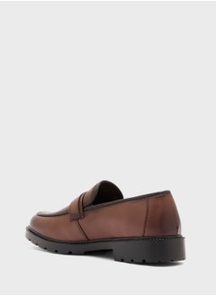 Robert Wood Chunky Sole Formal Slip Ons  - Image 2