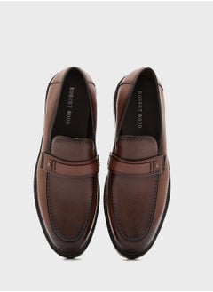 Robert Wood Chunky Sole Formal Slip Ons  - Image 4