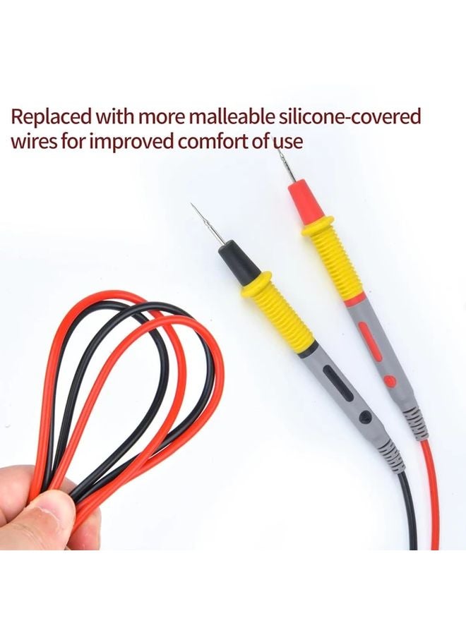 2 Sets 1000V 20A Multimeter Test Leads With Red Black Probes 45 28 Inch PVC Insulated Wires - Image 3