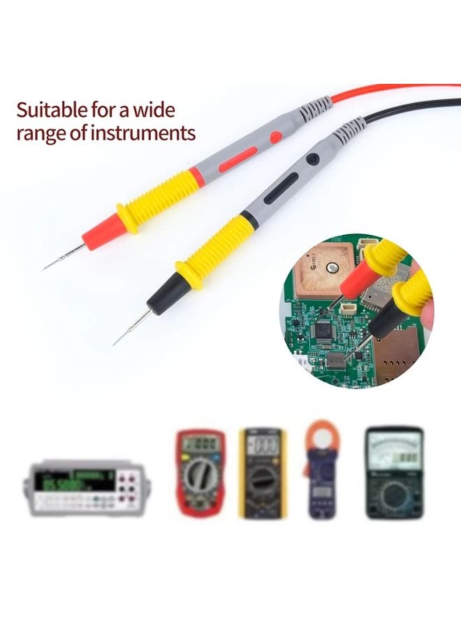 2 Sets 1000V 20A Multimeter Test Leads With Red Black Probes 45 28 Inch PVC Insulated Wires - Image 4