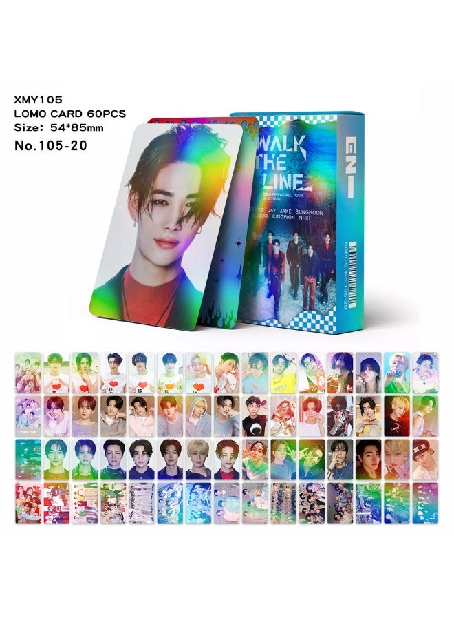 Generic Laser Card Enhypen Flash Card New Special Peripheral Star Holographic Card - Image 1