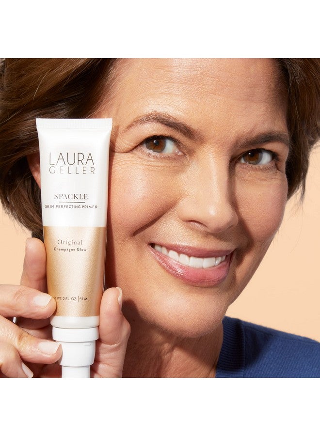 LAURA GELLER NEW YORK Spackle Super Size Champagne Glow 2 Fl Oz Skin Perfecting Primer Makeup With Hyaluronic Acid Long Wear Foundation Face Primer - Image 4