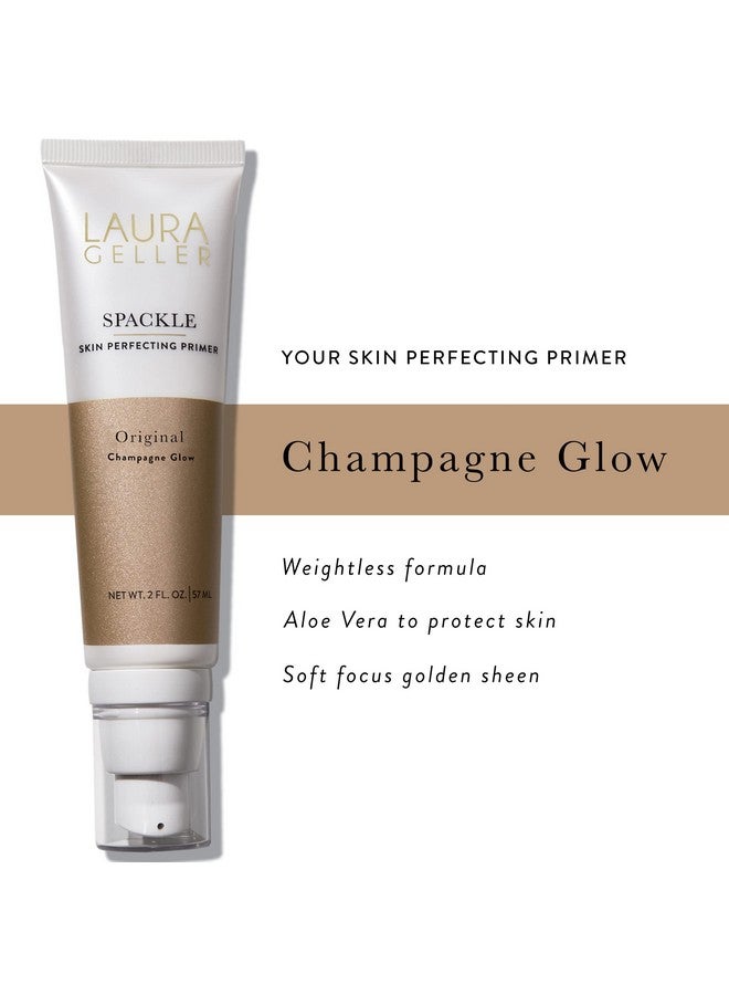 LAURA GELLER NEW YORK Spackle Super Size Champagne Glow 2 Fl Oz Skin Perfecting Primer Makeup With Hyaluronic Acid Long Wear Foundation Face Primer - Image 5