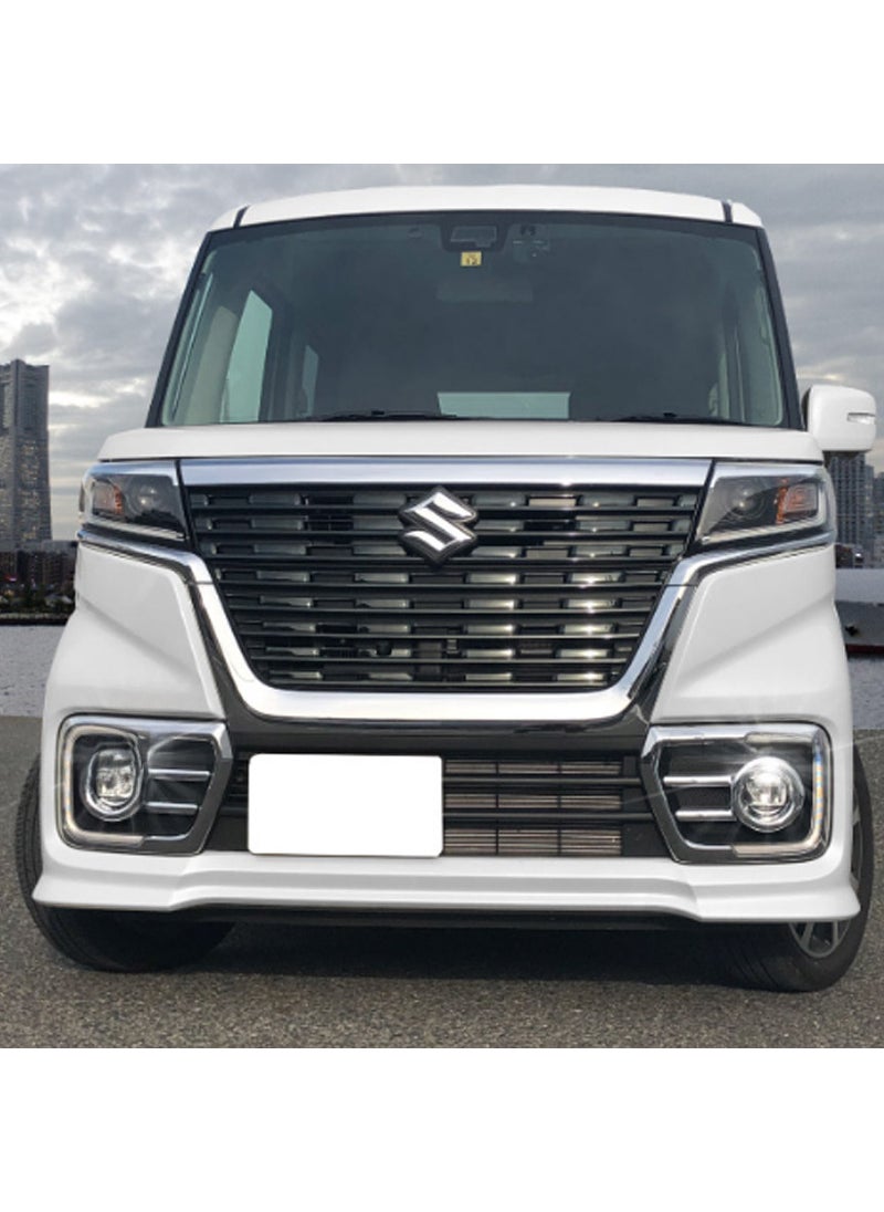 Generic - Suitable for Suzuki Spacia Custom MK53S modified front fog lamp special electroplating decorative bright frame - Image 1