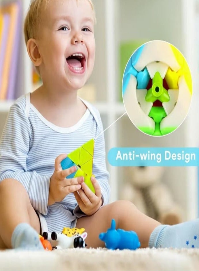 Triangle Pyramid Speed ​​Cube Stickerless Pyramid Magic Cube - Image 4