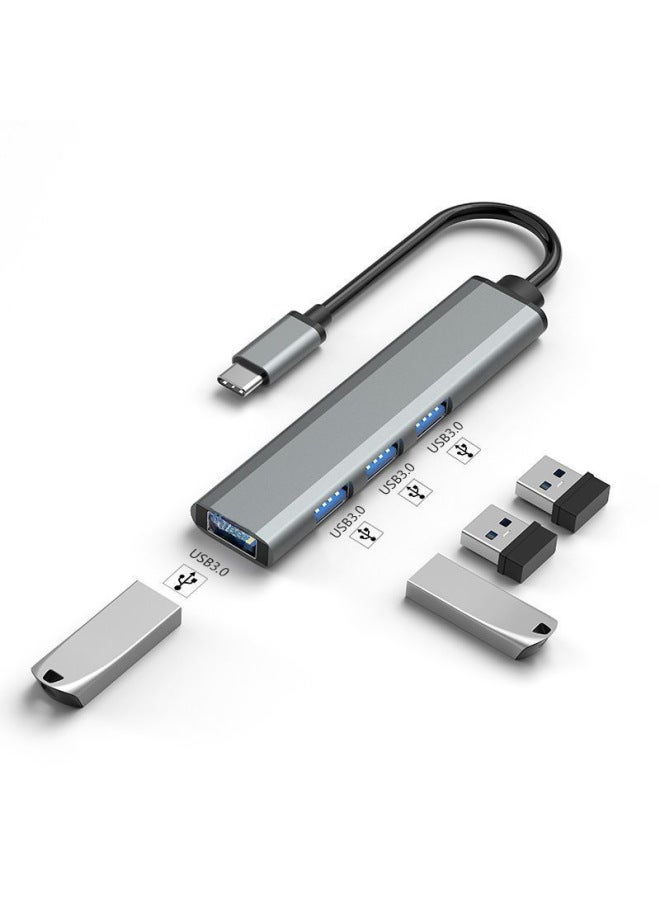 محول كمبيوتر متعدد المنافذ - محطة إرساء من نوع واحد إلى أربعة - محول محطة إرساء USB 3.0 - Image 1