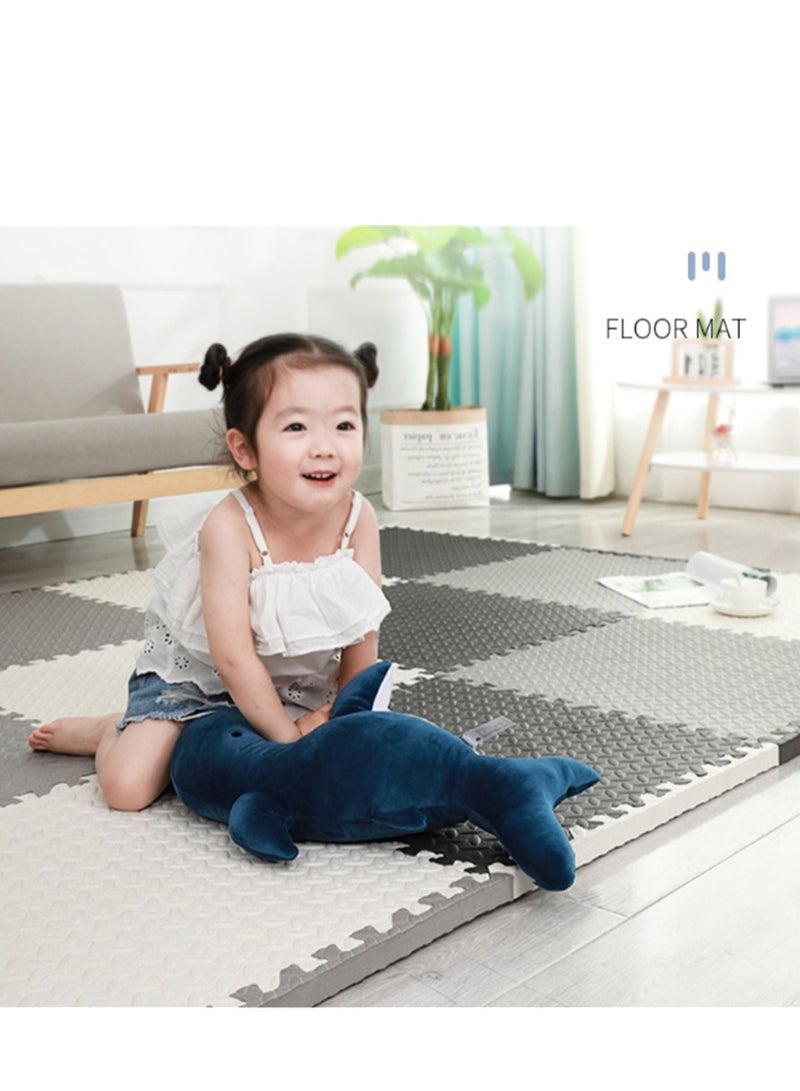 12 Pack Puzzle Floor Mats, 60 x 60cm EVA Foam Floor Playmats with 2.5cm Thichness, Kids Gaming Protective Flooring Exercise Mat, for Home Sports, Workout Equipment, Yoga Exercise, Baby Gyms and Child's Playing (12pcs, 6 Beige + 6 Coffee) - Image 3