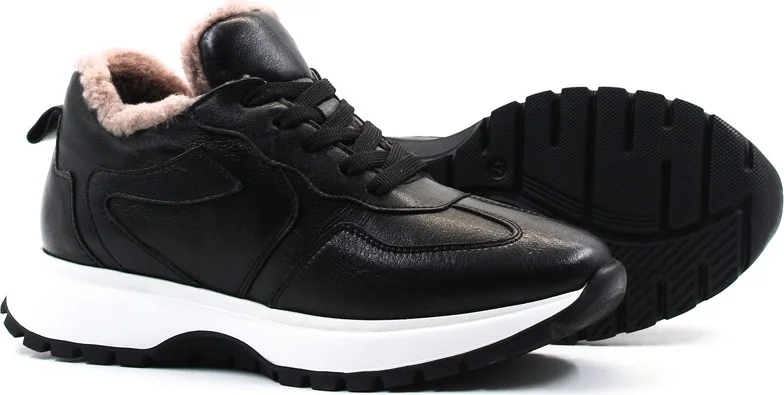 فاست ستيب Genuine Leather Fur Women's Casual Shoes 136KZA502-2