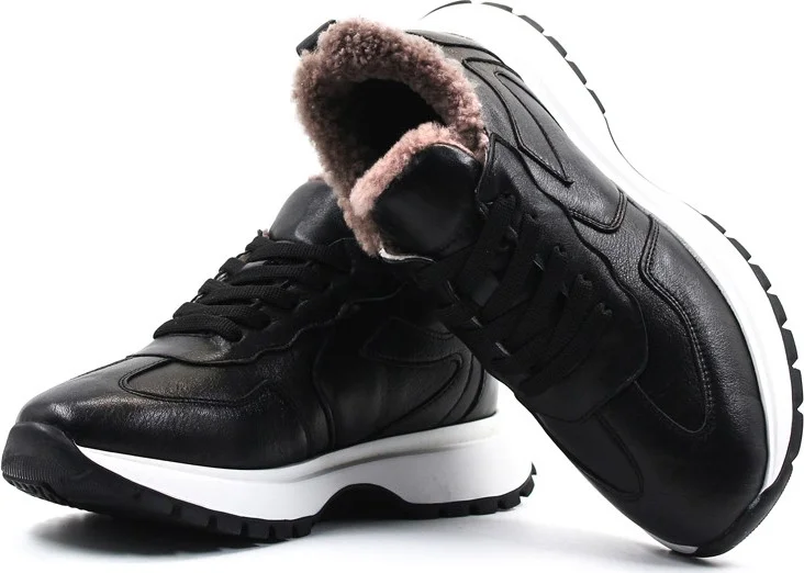 فاست ستيب Genuine Leather Fur Women's Casual Shoes 136KZA502-2