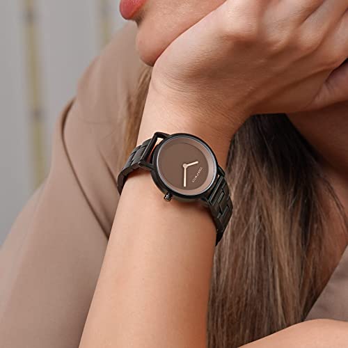 Joker & Witch Amsterdam Taupe Dial 16mm Gunmetal Stainless Steel Watch for Women - Image 2