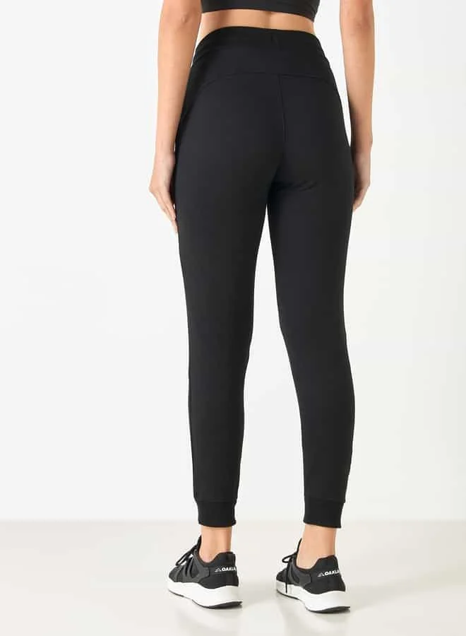 ADOT by Splash Panelled Joggers with Pockets and Drawstring Closure
