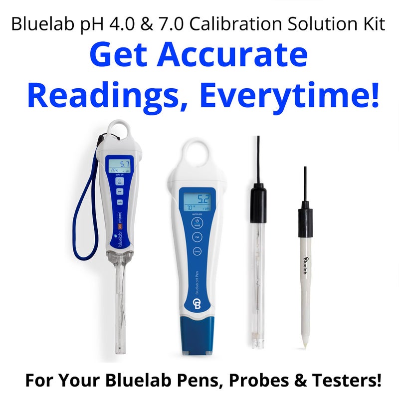 bluelab Bluelab pH 4.0 & 7.0 Calibration Solution Kit - pH Meter & pH Pen Calibration for Balanced Nutrient Solution NIST Traceable | Hydroponics, Gardening & Growing Tents (500 ml/ 16.9 Fl Oz Each)  - Image 2