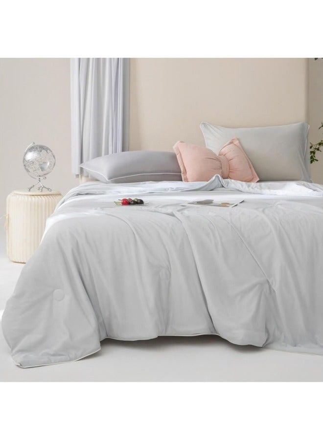 Cooling Comforter for Summer Cooling Blanket with Double-sided Cooling Fiber Soft Breathable Machine Washable Cool Lightweight Duvet,200x230cm - Image 2
