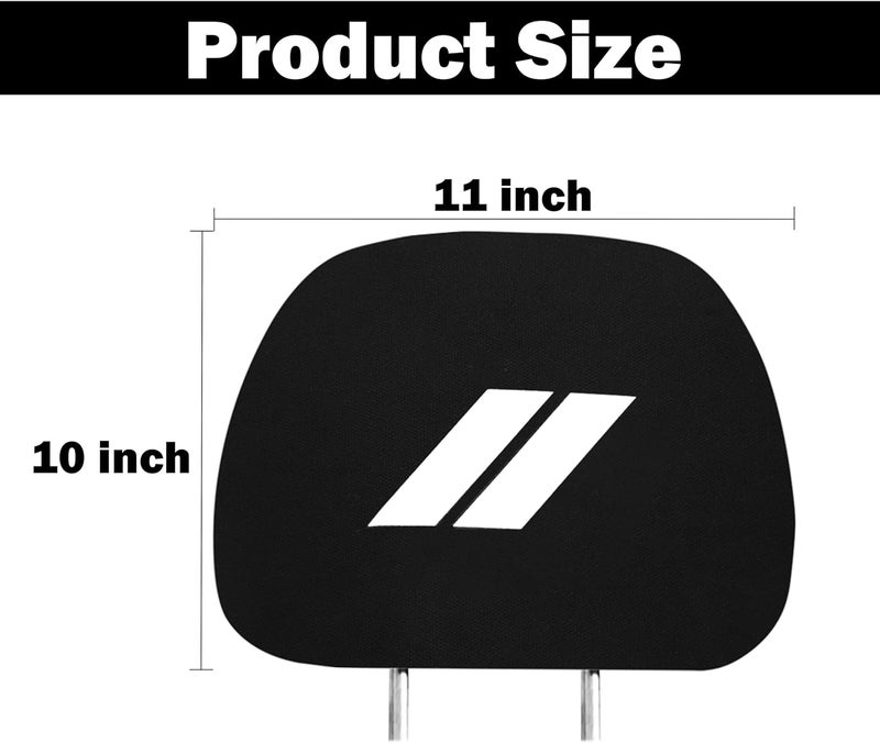 YOSRTER Universal Headrest Covers for Dodge Vehicles - Image 4