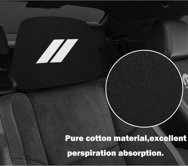 YOSRTER Universal Headrest Covers for Dodge Vehicles - Image 3