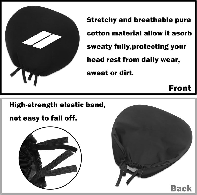 YOSRTER Universal Headrest Covers for Dodge Vehicles - Image 5
