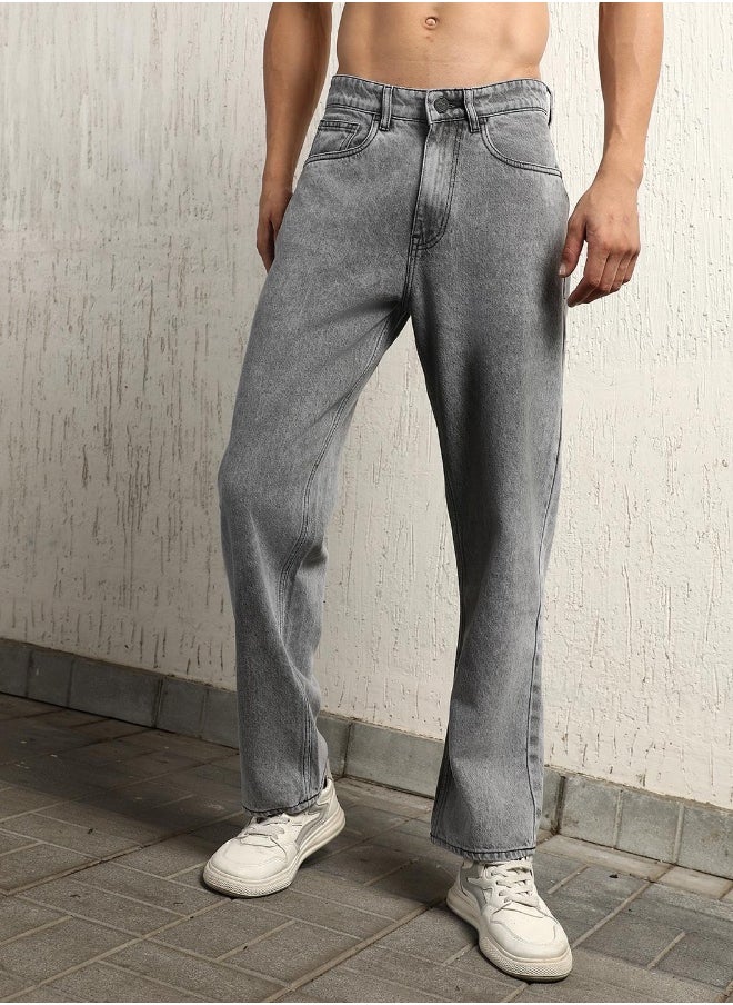 Hubberholme - Grey Jeans For Men - Image 1