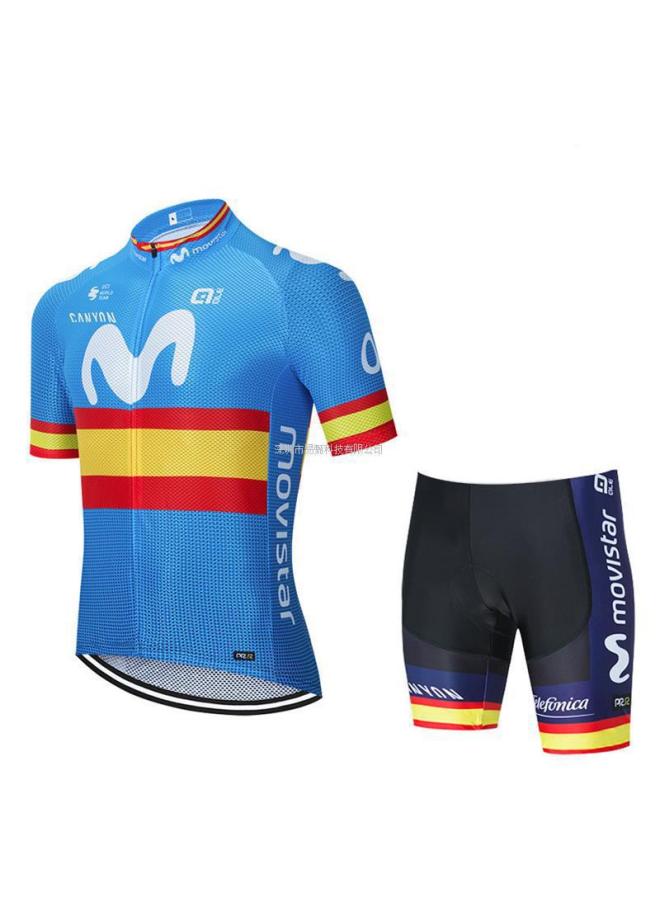 Short Sleeve Cycling Suit Set Team Edition Speed Dry Breathable Spring Summer Autumn Men Women Lightweight Compeion Level
