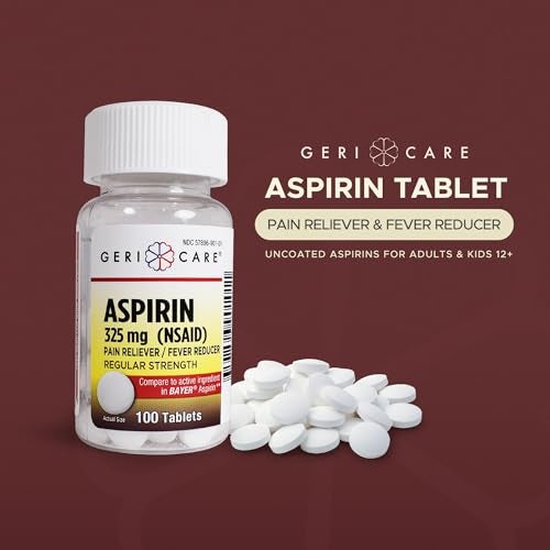 GeriCare Bottled Aspirin 325mg 100 Count Bottle (Pack of 1) - Image 2