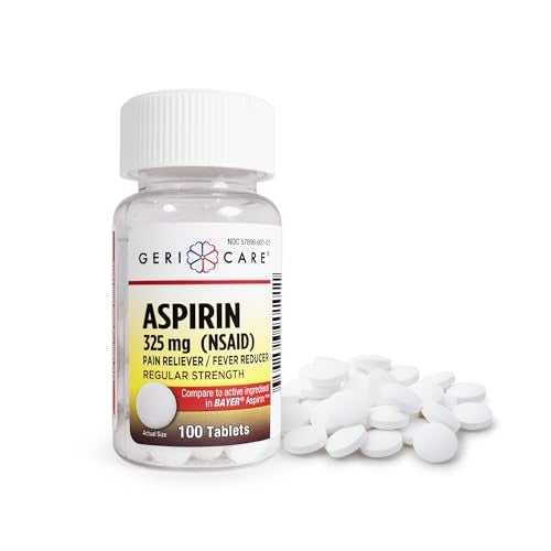 GeriCare Bottled Aspirin 325mg 100 Count Bottle (Pack of 1) - Image 1