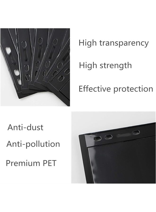 10 أوراق من صفحات الطوابع، صفحات ألبوم الطوابع لهواة جمع الطوابع، صفحات الطوابع لمجلد ألبوم الطوابع بأكمام مجلد قياسية ذات 9 فتحات لهواة جمع الطوابع - Image 2