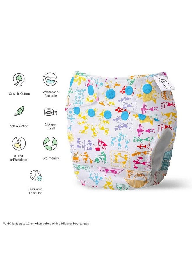 Superbottoms Reusable And Washable Cloth Diapers For Babiescloth Diaper Freesize Uno New Version - Image 5