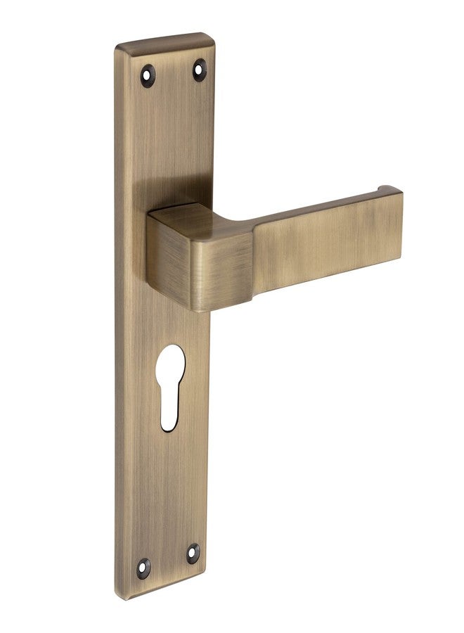 Qorp Locks طقم مقبض نقر من الفولاذ المقاوم للصدأ من Qorp مقاس 8 بوصات مع جسم القفل | تشطيب عتيق | 3 مفاتيح فائقة | قفل أسطواني BSK (مفتاح من كلا الجانبين)، أقفال أبواب للباب الرئيسي، أقفال للمنزل. - Image 4
