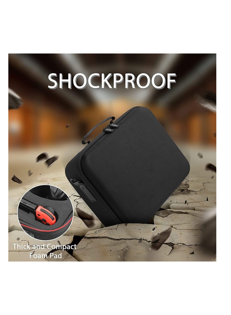 Hard Carrying Case Compatible with Nintendo Switch OLED Model (2021), Hard Travel Storage Protective Case with Handle and Shoulder Strap for Pro Controller - Image 5