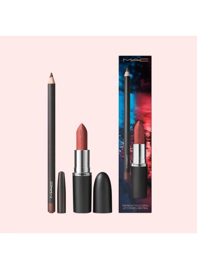 Midnight MACximal Lip Combo: Neutral